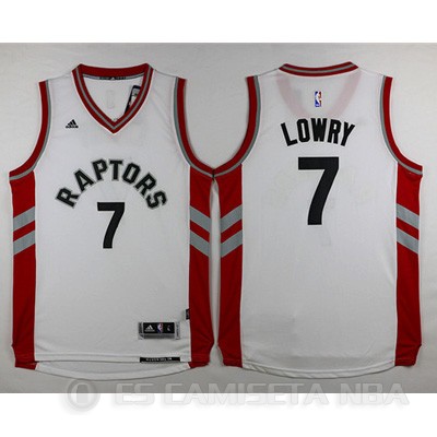 Camiseta Lowry #7 Toronto Raptors Blanco - Haga un click en la imagen para cerrar